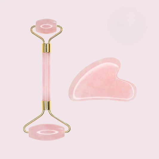 VelvaJade Gua Sha & Jade Roller Set
