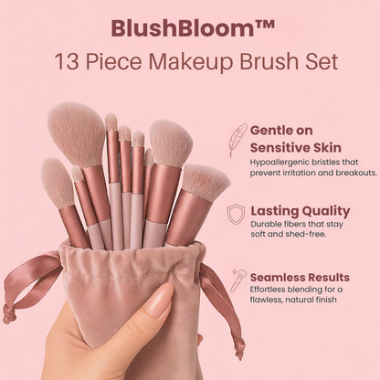 BlushBloom™ 13 Luxury Brush Set
